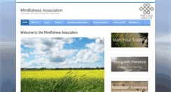 Desktop Screenshot of mindfulnessassociation.net